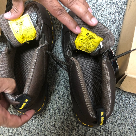 Dr. Martens women’s steel toe brown boots *SOLD - Picture 2 of 3
